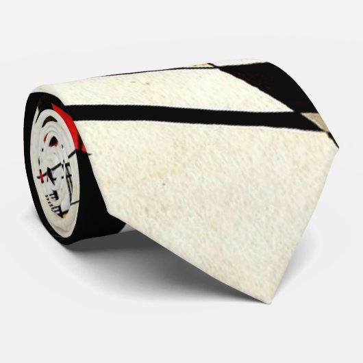 Kandinsky - Two Black Spots ネクタイ (ロール)