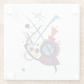 Kandinsky Violet Bauhaus Coaster ガラスコースター (裏面)