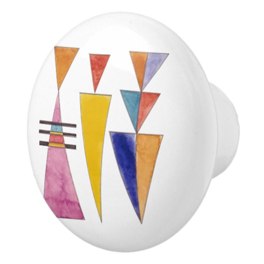 Kandinsky、Water color、Sketch Gate of Kiev セラミックノブ (右)