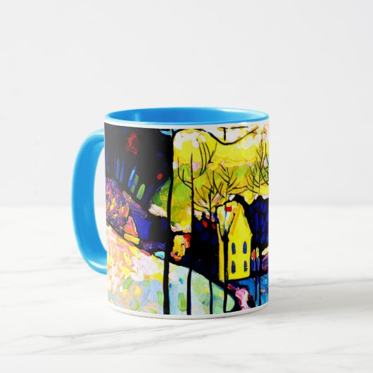 Kandinsky - Winter Landscape マグカップ (正面左)