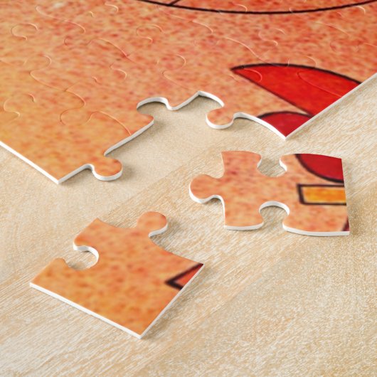 Kandinsky - Yellow Pink ジグソーパズル (側面)