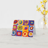 Kandisnky円ノートカード カード (黄色い花)