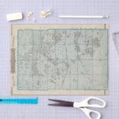 Kandiyohi郡、ミネソタの地図 薄葉紙 (クラフト)