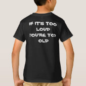 KANEロゴToo Loud キッズTシャツ Tシャツ (裏面)