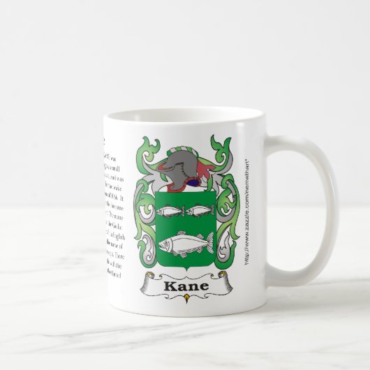 Kane、起源、意味および頂上 コーヒーマグカップ (右)