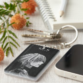 Kaneki Ken Tokyo Ghoul Dark Anime Tshirt キーホルダー (正面右)