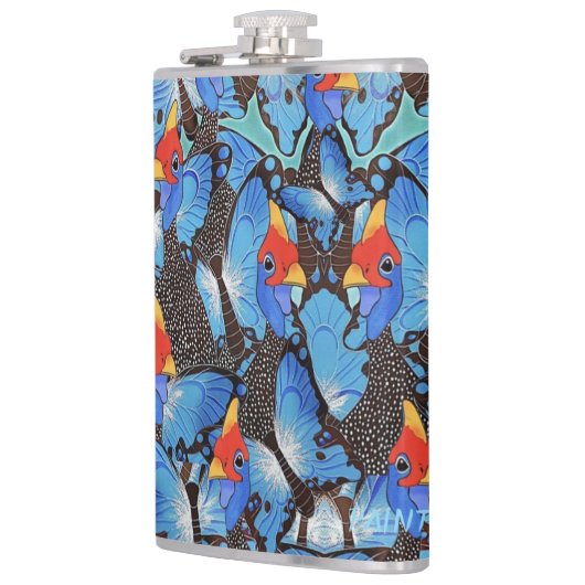 Kanga Blue Hip Flask フラスク (左)
