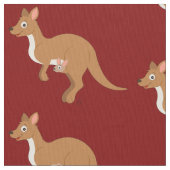 KangarooおよびJoeyママ ファブリック (クローズアップ)