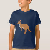 KangarooおよびJoeyママ Tシャツ (正面)