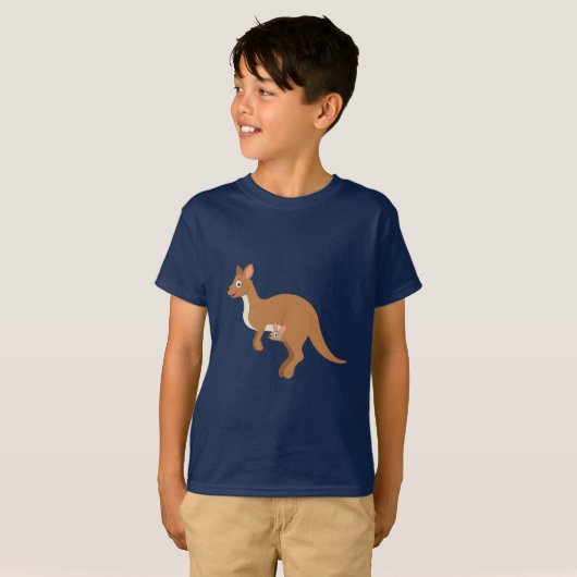 KangarooおよびJoeyママ Tシャツ (正面フル)