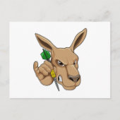 Kangarooはダーツとダーツプレーヤーとして ポストカード (正面)