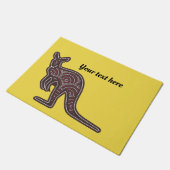 Kangarooモザイクカスタマイズ可能 ドアマット (アングル)