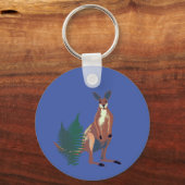 Kangaroo（オーストラリアの動物） キーホルダー (正面)