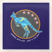 kangaroo ガラスコースター (正面)