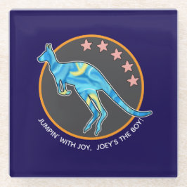 kangaroo ガラスコースター