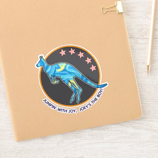kangaroo シール (ノートブック)