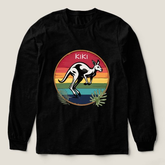 kangaroo トライブレンドＴシャツ (デザイン正面)