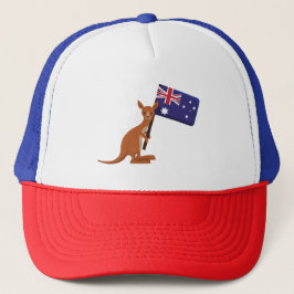 kangaroo australia flag キャップ