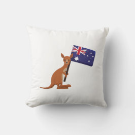 kangaroo australia flag クッション