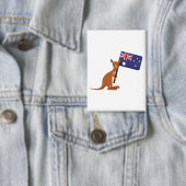 kangaroo australia flag 缶バッジ (インサイチュ)