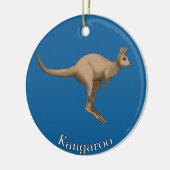Kangaroo Australia Ornament セラミックオーナメント (左)