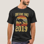Kangaroo Awesome Since 2019 3Rd Birthday 3 Years O Tシャツ (正面)