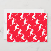 Kangaroo Beer, Australian Christmas Bingo Card 招待状 (裏面)