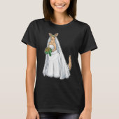 Kangaroo Bride Bunch of Flowers Wedding Tシャツ (正面)