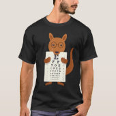 Kangaroo Eye Chart Snellen Chart Tシャツ (正面)