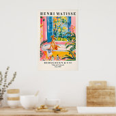 Kangaroo in bathtub art print, Dopamine art, Funny ポスター (キッチン)