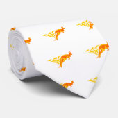 Kangaroo in Flames ネクタイ (ロール)