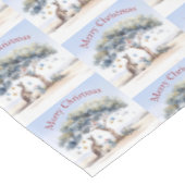 Kangaroo Koalas Platypus Christmas Gumtree Baubles テーブルクロス (アングル)