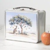 Kangaroo Koalas Platypus Christmas Gumtree Baubles メタルランチボックス (インサイチュ)