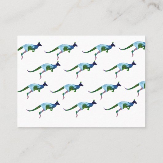 Kangaroo Mighty、標準マット 名刺 (裏面)