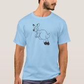 Kangaroo outline tシャツ (正面)