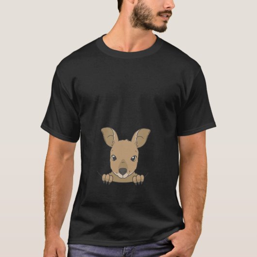 Kangaroo Pouch Marsupial Australia Kangaroo Costum Tシャツ (正面)