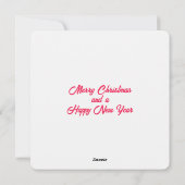 Kangaroo Santa Bag Possum Cockatoo Merry Christmas シーズンカード (裏面)