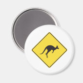 kangaroo sign.ai マグネット (正面/裏面)