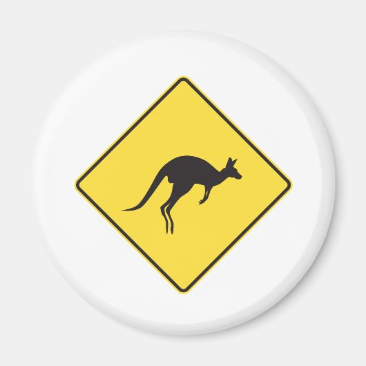 kangaroo sign.ai マグネット (正面)