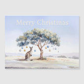 Kangaroo under gumtree with Christmas baubles (正面)