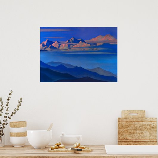 Kangchenjunga, 1944 by Nicholas Roerich ポスター (キッチン)