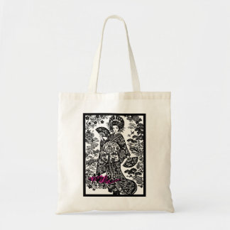 Kanji Art: Oiran (Courtesan) of Edo Period Japan トートバッグ