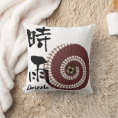 Kanji Art: “Shigure” (Drizzle) – An Autumn Showers クッション (ブランケット)