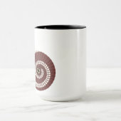 Kanji Art: “Shigure” (Drizzle) – An Autumn Showers マグカップ (中央)