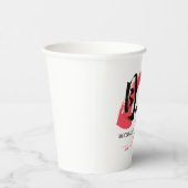 Kanji Gekka/Moonlight Japanese Calligraphy T-Shirt 紙コップ (右)