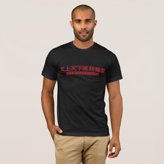 kanji, i am precious tシャツ (正面フル)