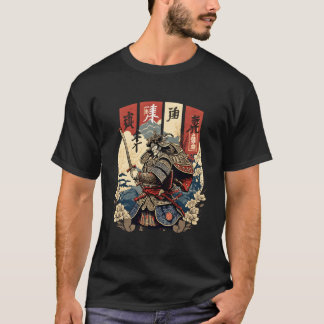 Kanji Katana Samurai Code Of Honor Bushi Tシャツ