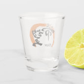 Kanji Kibo/Hope Japanese Calligraphy ショットグラス (裏面)