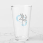 Kanji Kizuna/Bond Japanese Calligraphy タンブラーグラス (裏面)