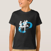 Kanji Kizuna/Bond Japanese Calligraphy Tシャツ (正面)